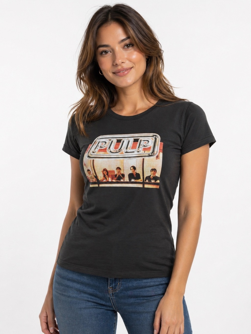 Pulp Graphic Band Tee Black